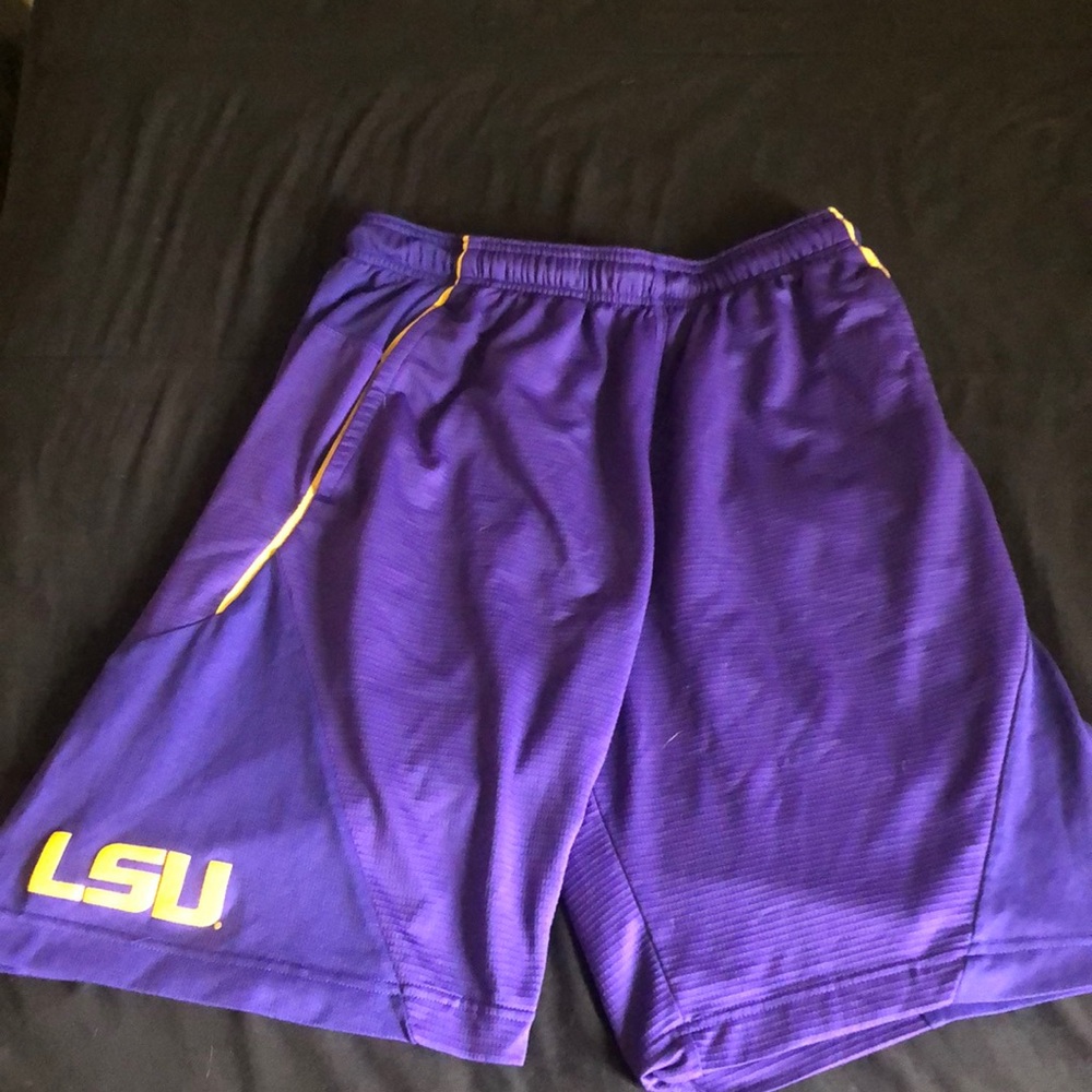 LSU Purple Nike Basketball Shorts Size Large